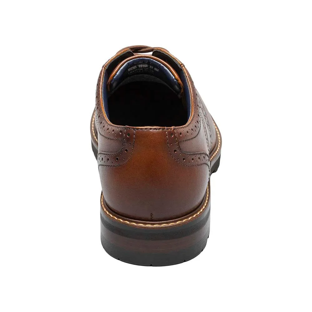 Florsheim Cognac Renegade Wingtip Oxford Shoes