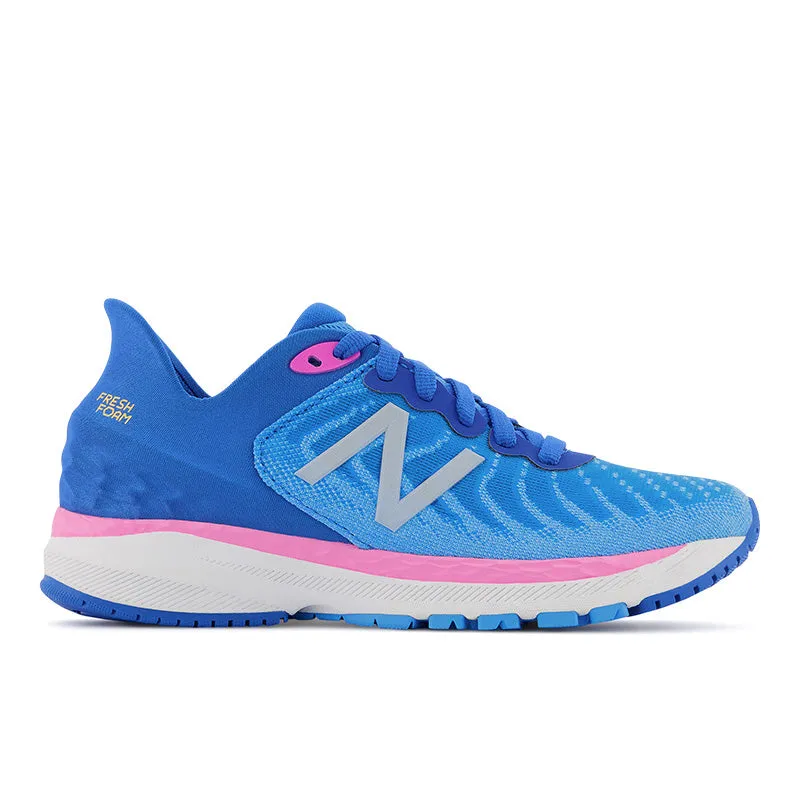 Fresh Foam 860v11 - Vibrant Sky with Vibrant Pink - Kids