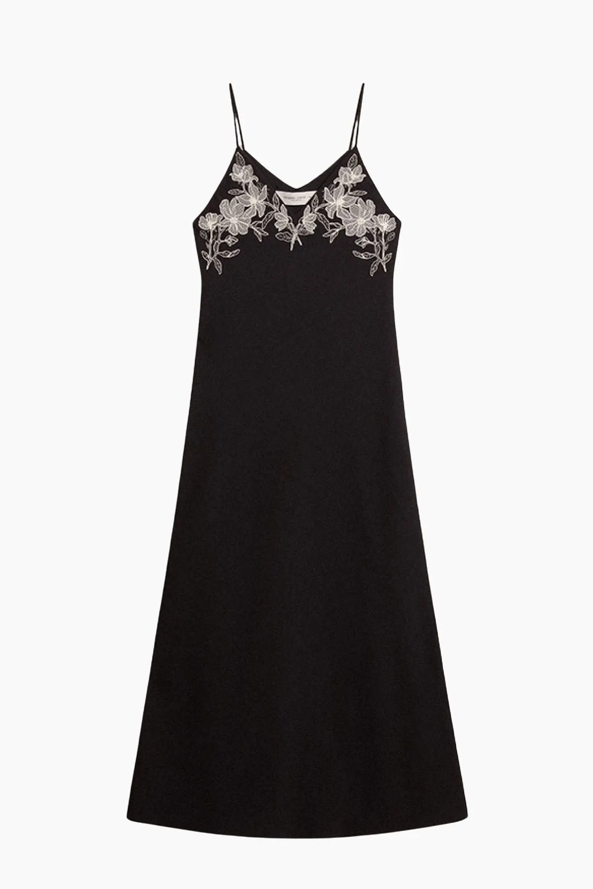 Golden Goose Embroidered Cami Maxi Dress - Polar Night