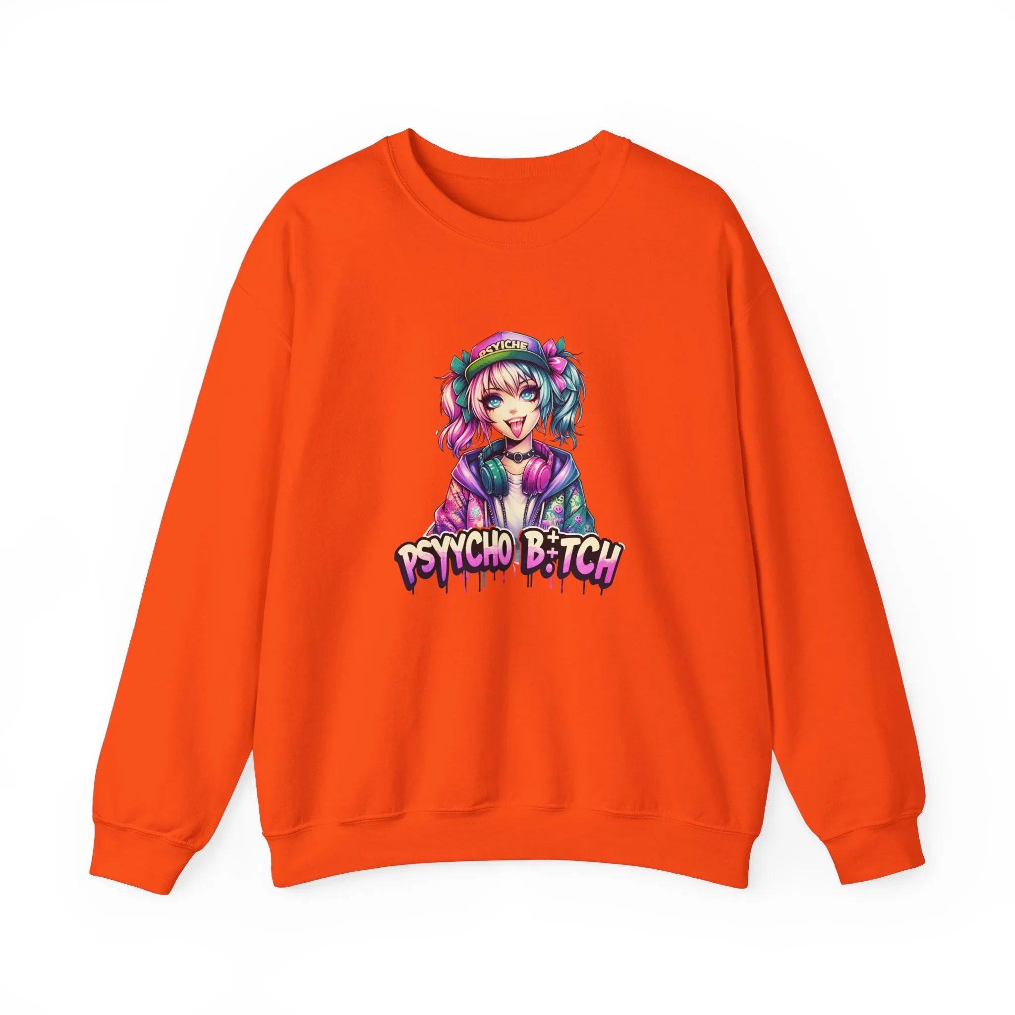 Graffiti Anime Girls Unisex Heavy Blend™ Crewneck Sweatshirt