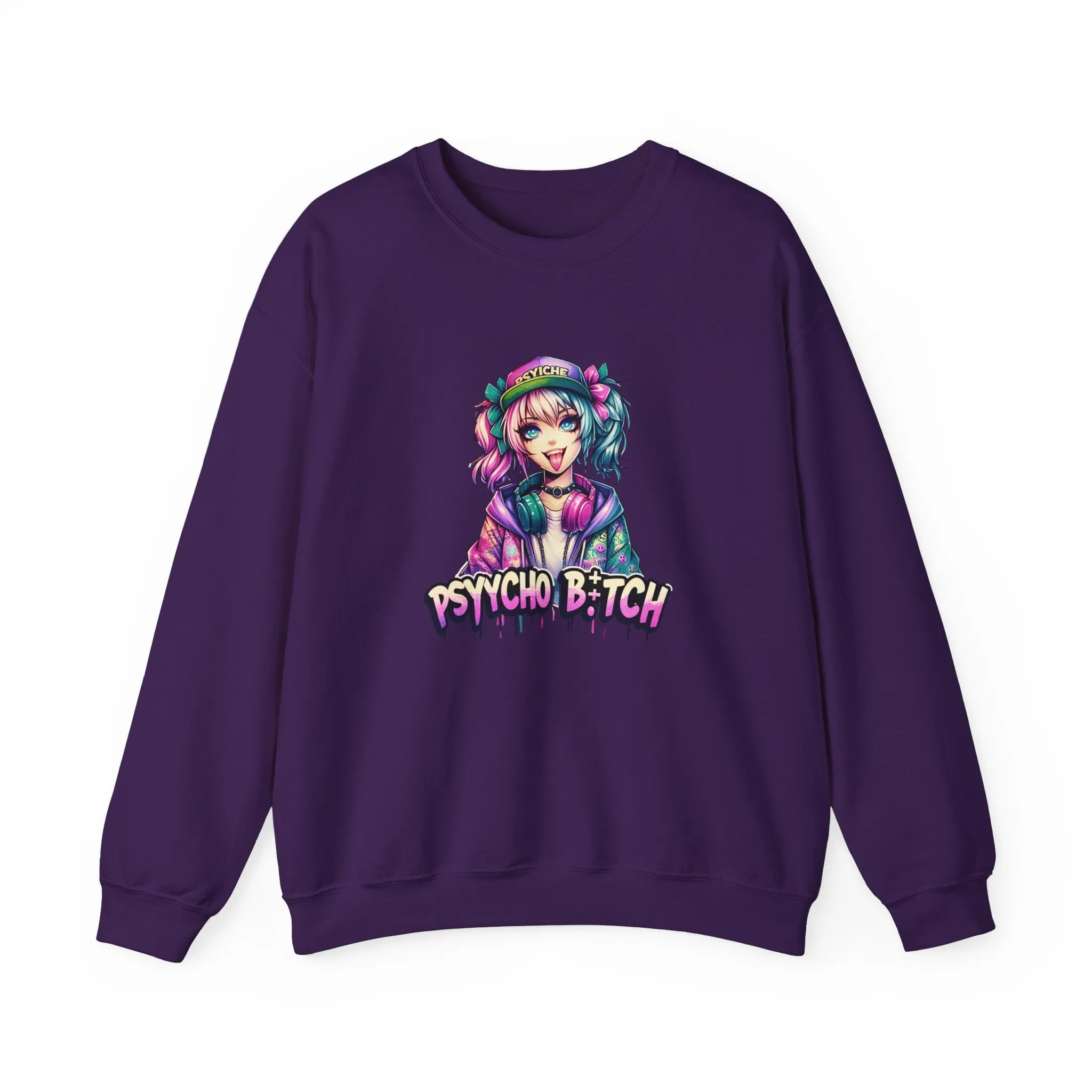 Graffiti Anime Girls Unisex Heavy Blend™ Crewneck Sweatshirt