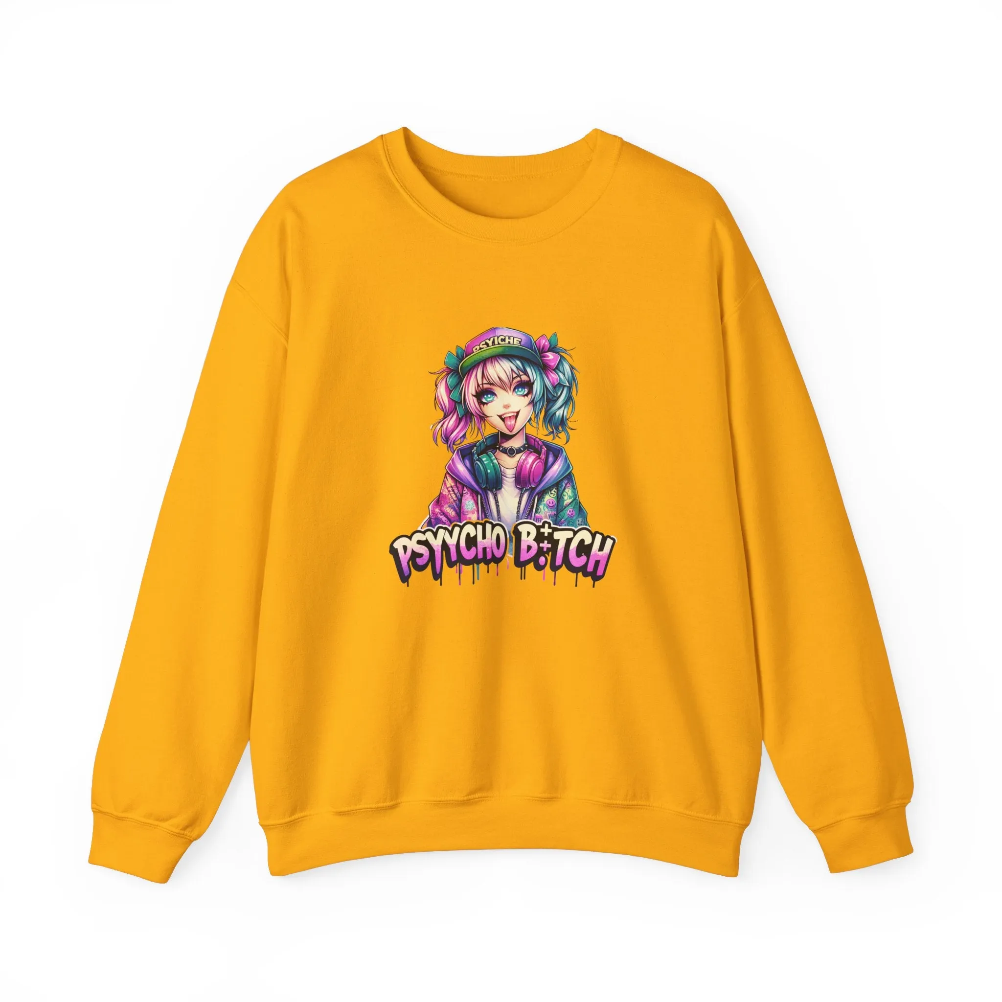 Graffiti Anime Girls Unisex Heavy Blend™ Crewneck Sweatshirt