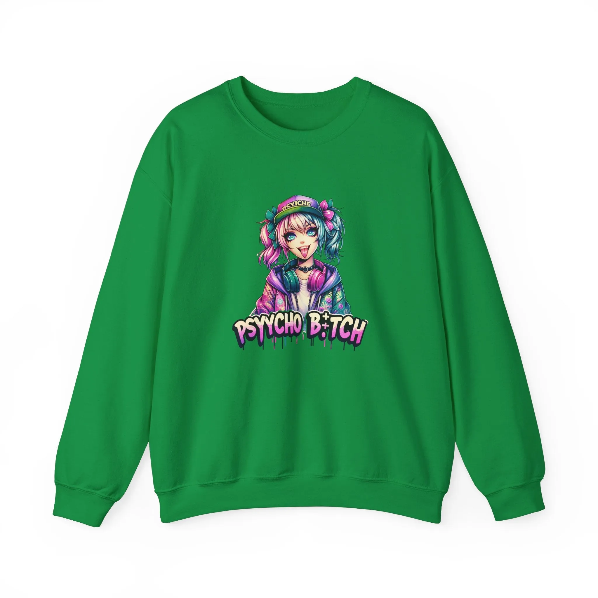 Graffiti Anime Girls Unisex Heavy Blend™ Crewneck Sweatshirt