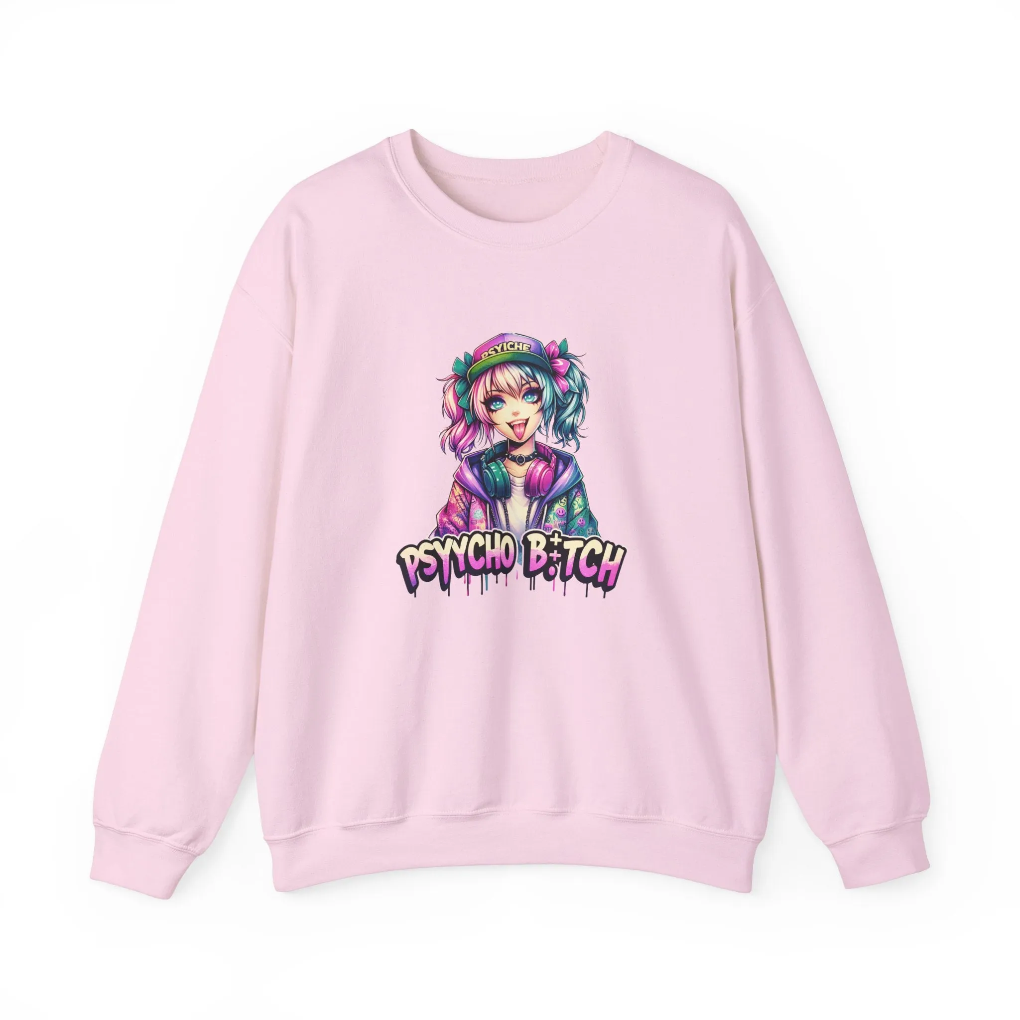 Graffiti Anime Girls Unisex Heavy Blend™ Crewneck Sweatshirt