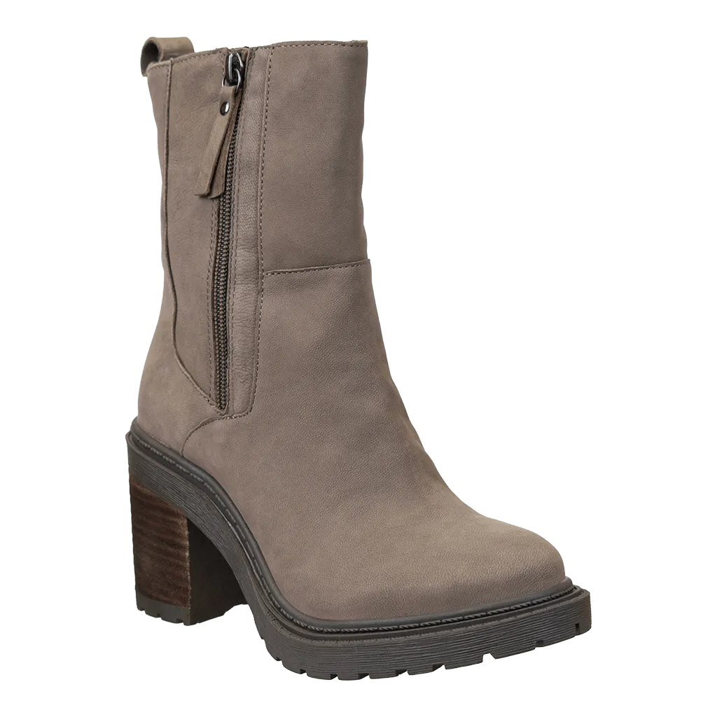 HABITUS in GREIGE Heeled Ankle Boots