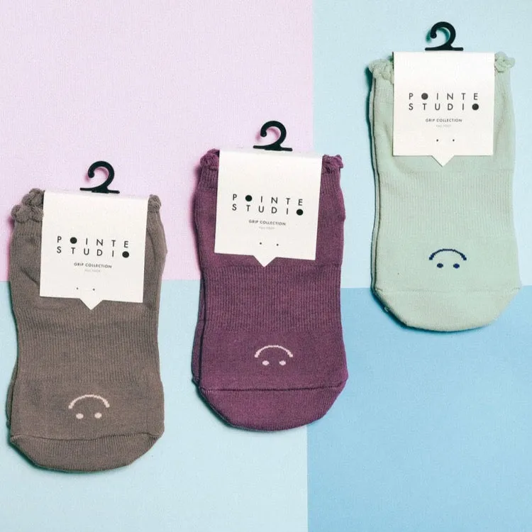 Holiday Gift Pack - Happy Grip Socks Set of 3 (Barre / Pilates)