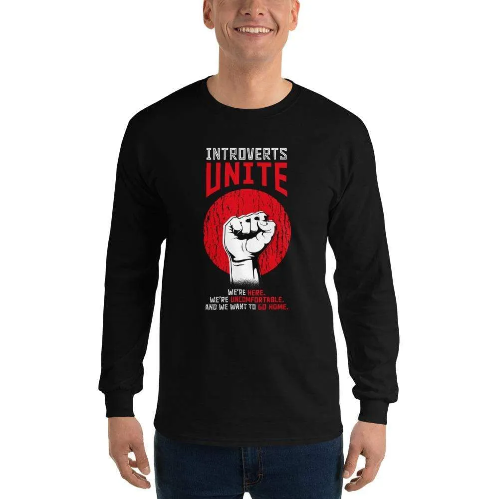 Introverts unite! - Long-Sleeved Shirt