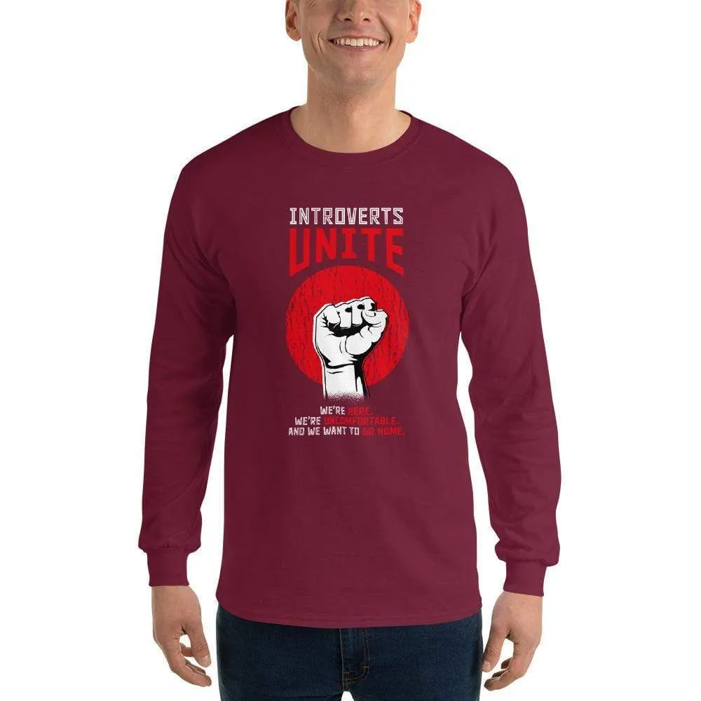 Introverts unite! - Long-Sleeved Shirt