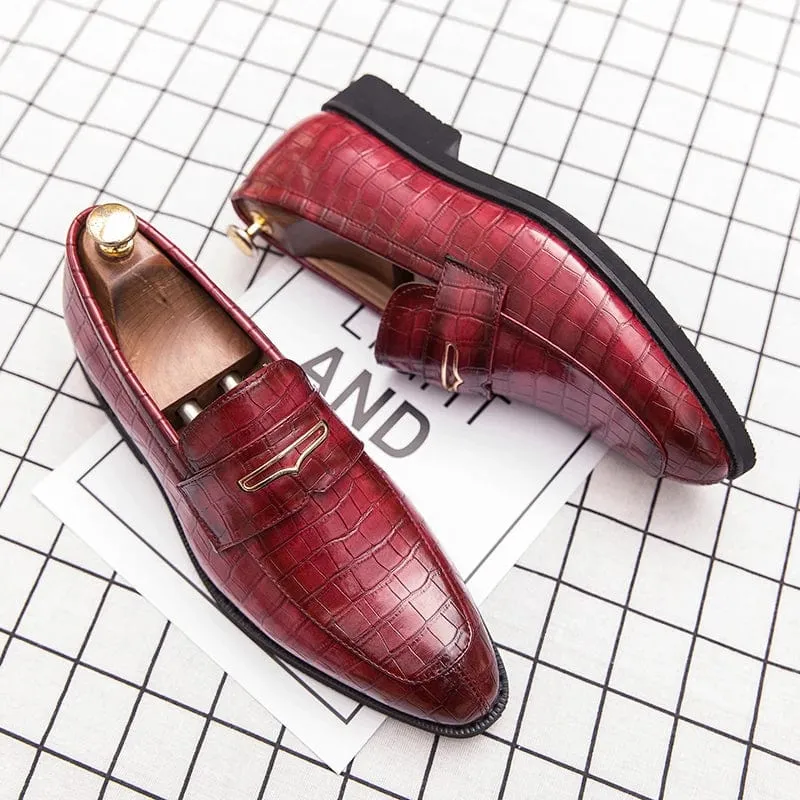 Italian Style Crafted Excellence: High-Quality Leather Shoes for Men – Stylish Loafers