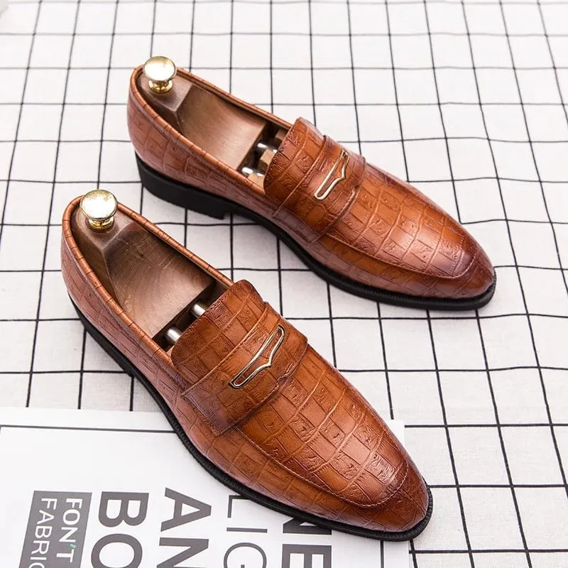 Italian Style Crafted Excellence: High-Quality Leather Shoes for Men – Stylish Loafers