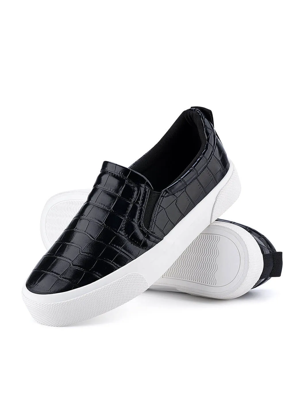 JENN ARDOR Women Classic Slip-On Sneakers