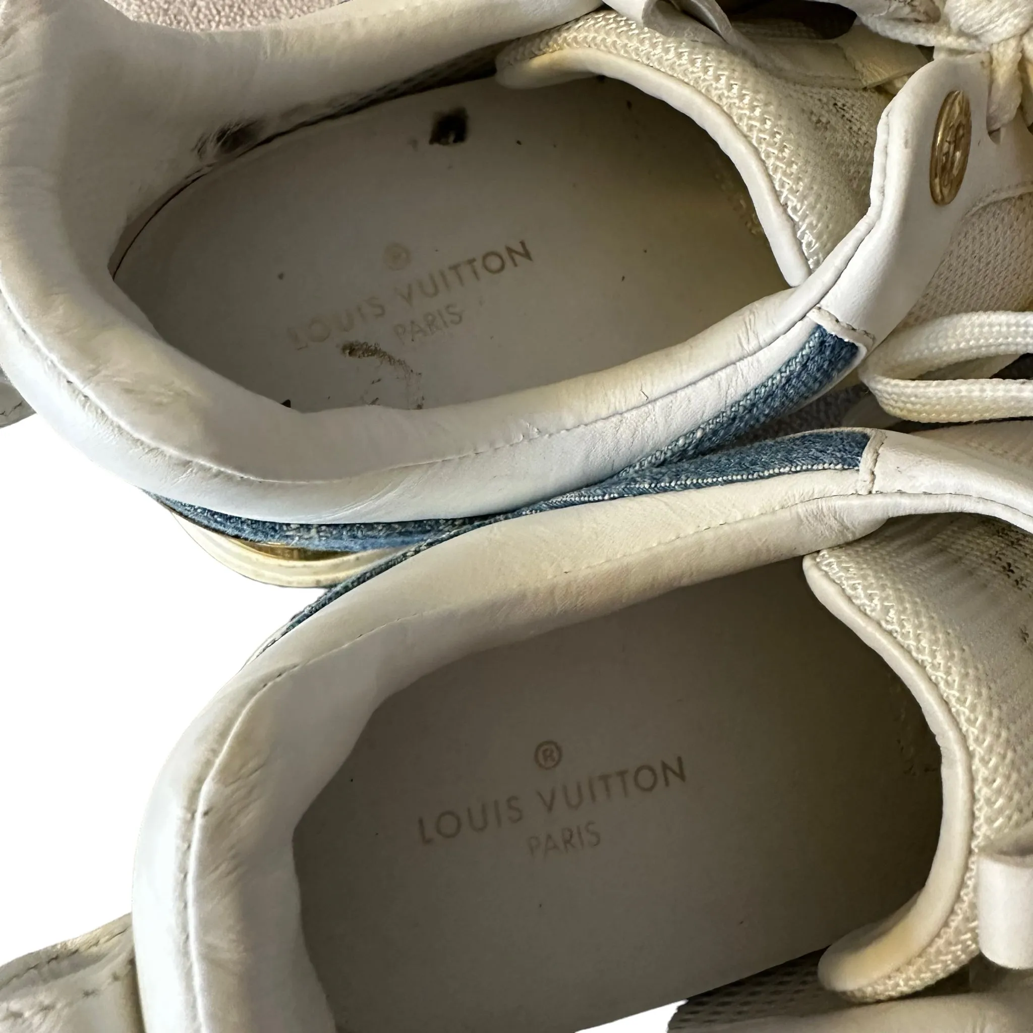 Louis Vuitton Blue Denim Runaway Sneakers