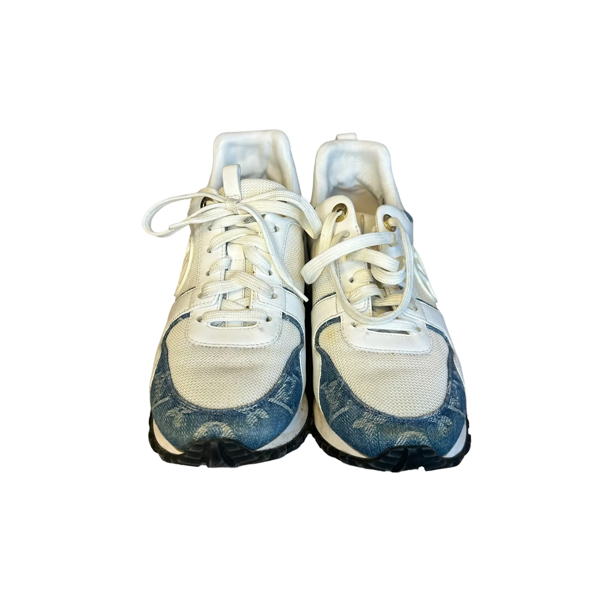 Louis Vuitton Blue Denim Runaway Sneakers