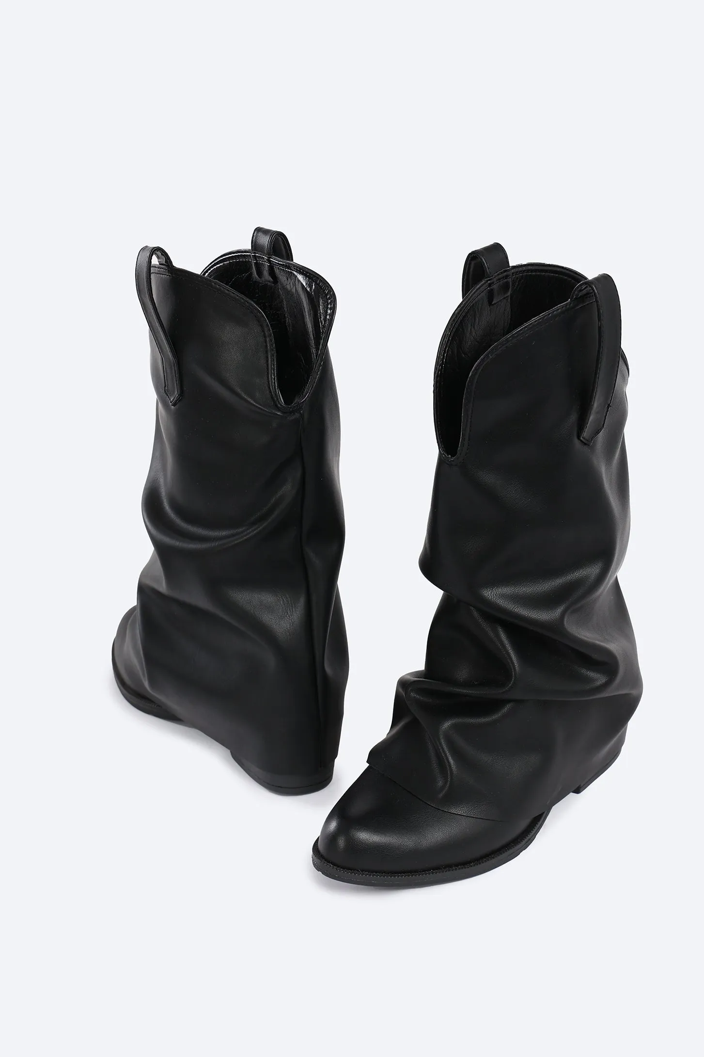 LUXE GLOW BOOTS - BLACK