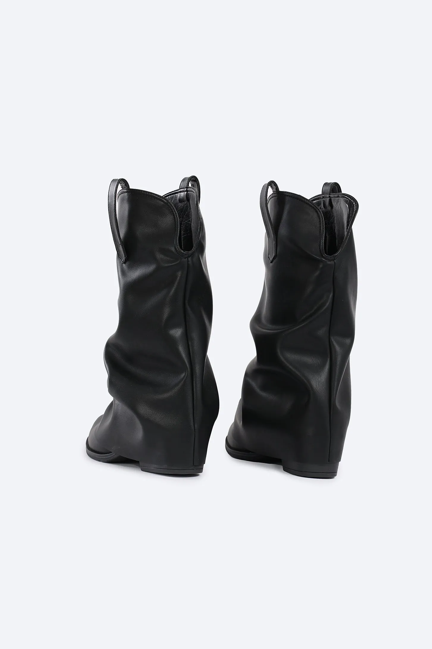 LUXE GLOW BOOTS - BLACK