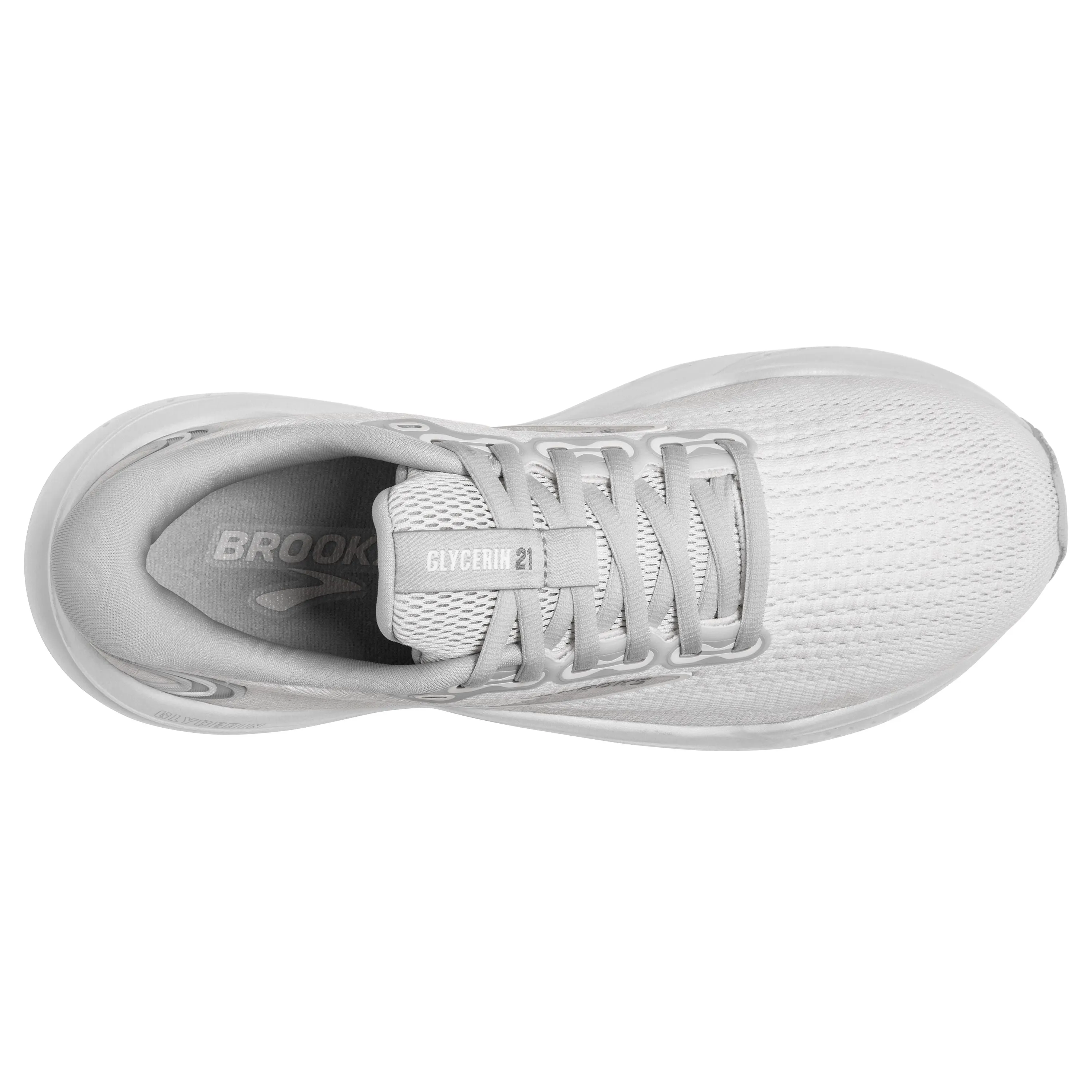 M Brooks Glycerin 21 White/White/Grey