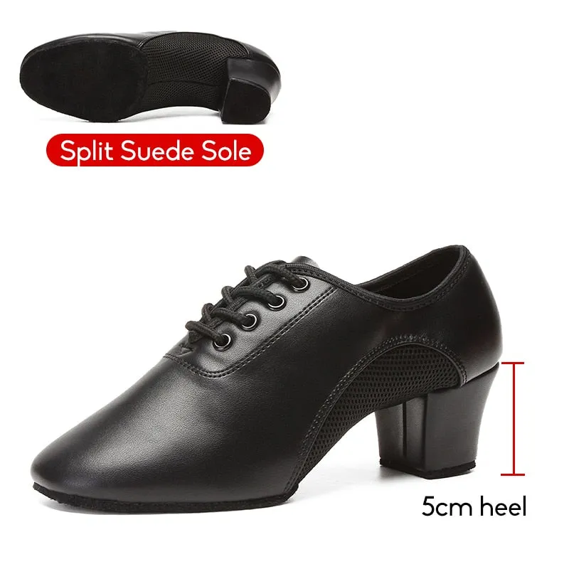 MB2801  Mens Latin- Modern- Tango -Salsa - Ballroom Shoes -Cuban Heels