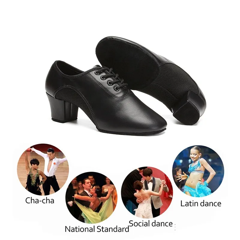 MB2801  Mens Latin- Modern- Tango -Salsa - Ballroom Shoes -Cuban Heels