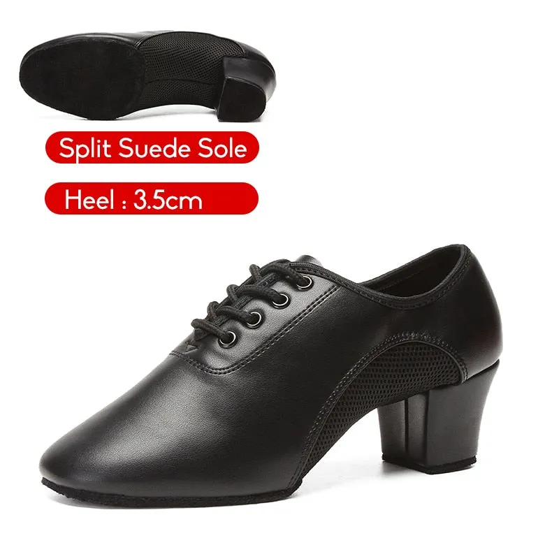 MB2801  Mens Latin- Modern- Tango -Salsa - Ballroom Shoes -Cuban Heels