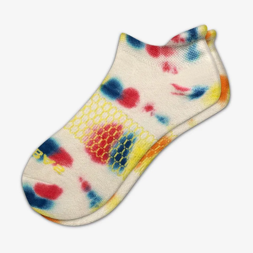 Men's Color Swatch Tie Dye Ankle Socks