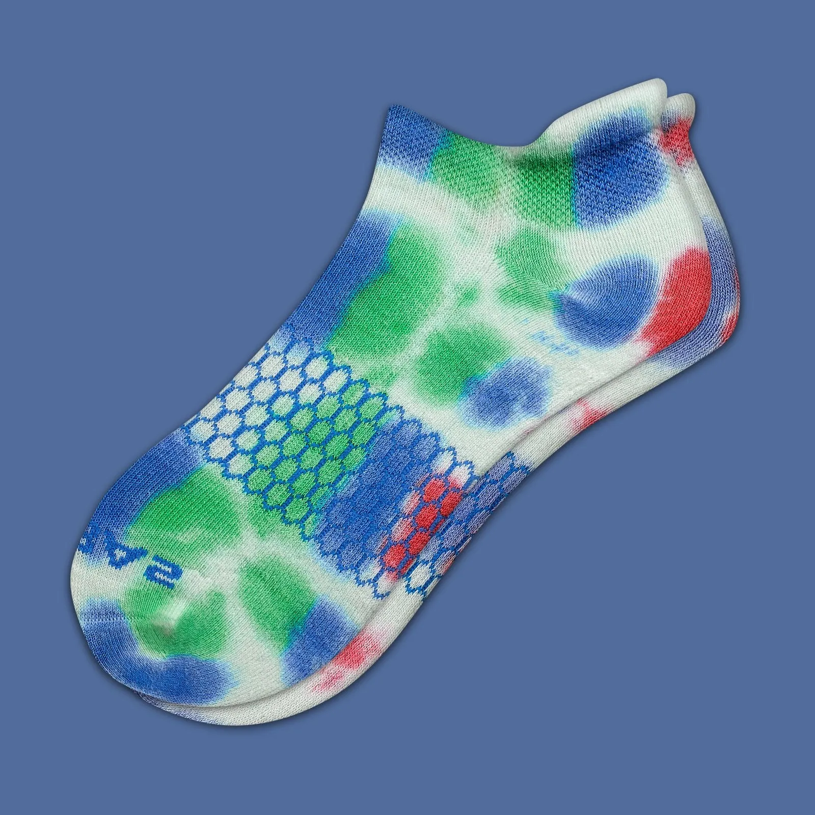 Men's Color Swatch Tie Dye Ankle Socks