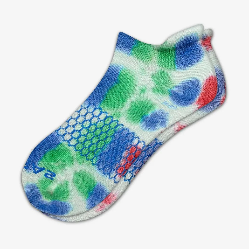 Men's Color Swatch Tie Dye Ankle Socks