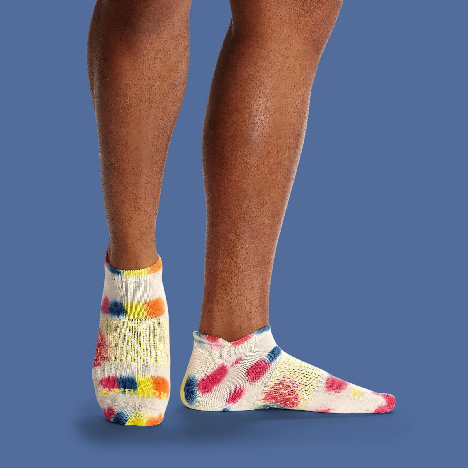 Men's Color Swatch Tie Dye Ankle Socks