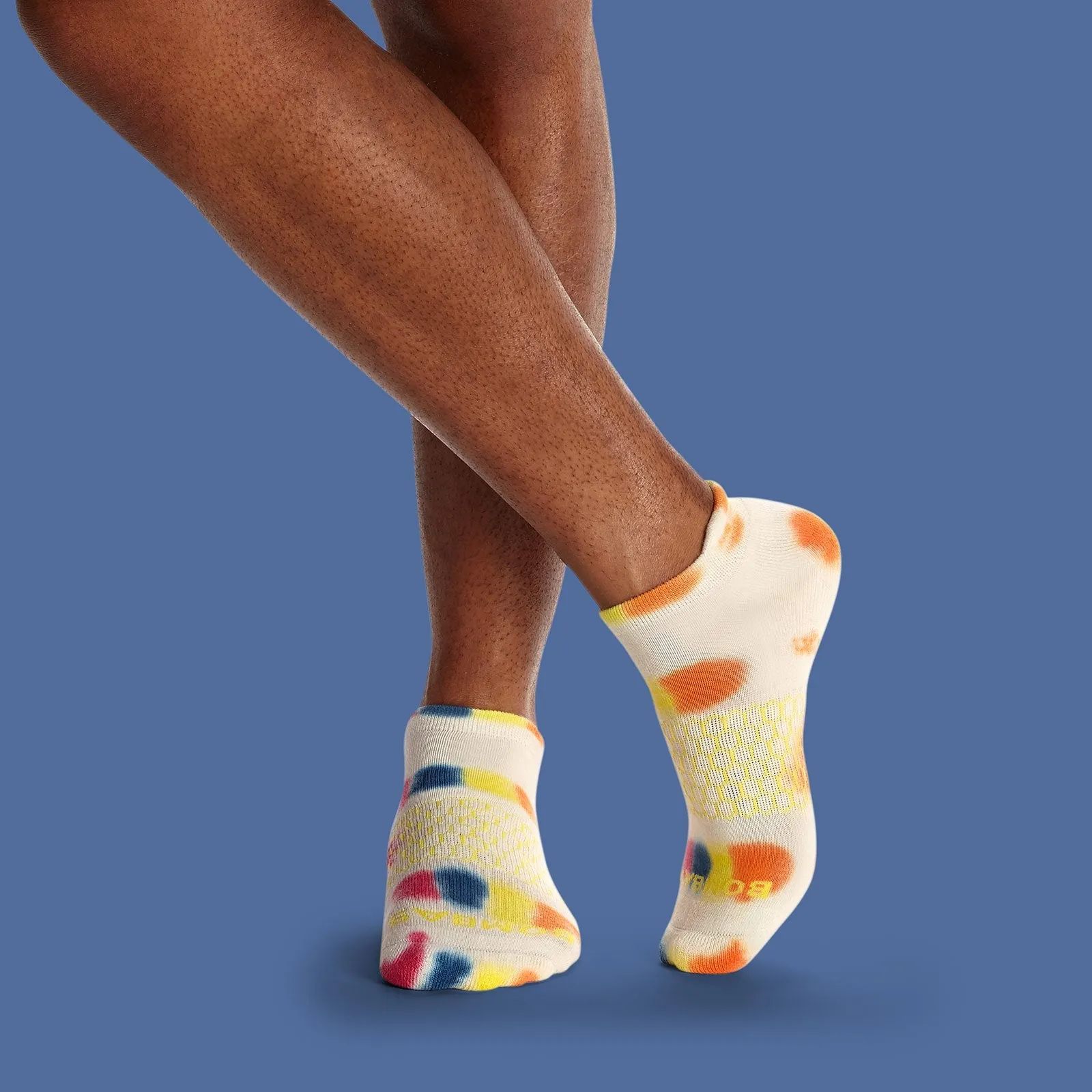 Men's Color Swatch Tie Dye Ankle Socks