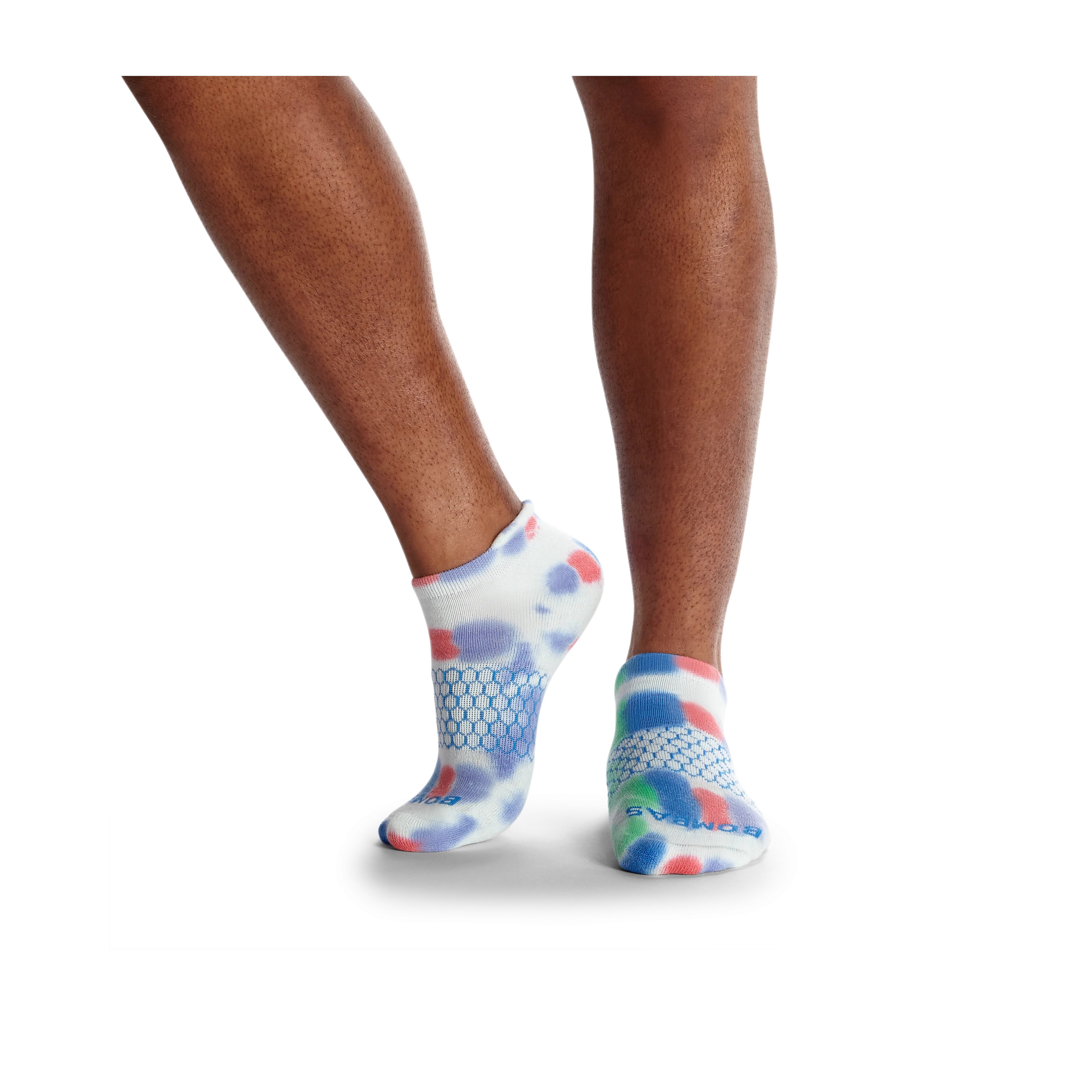 Men's Color Swatch Tie Dye Ankle Socks