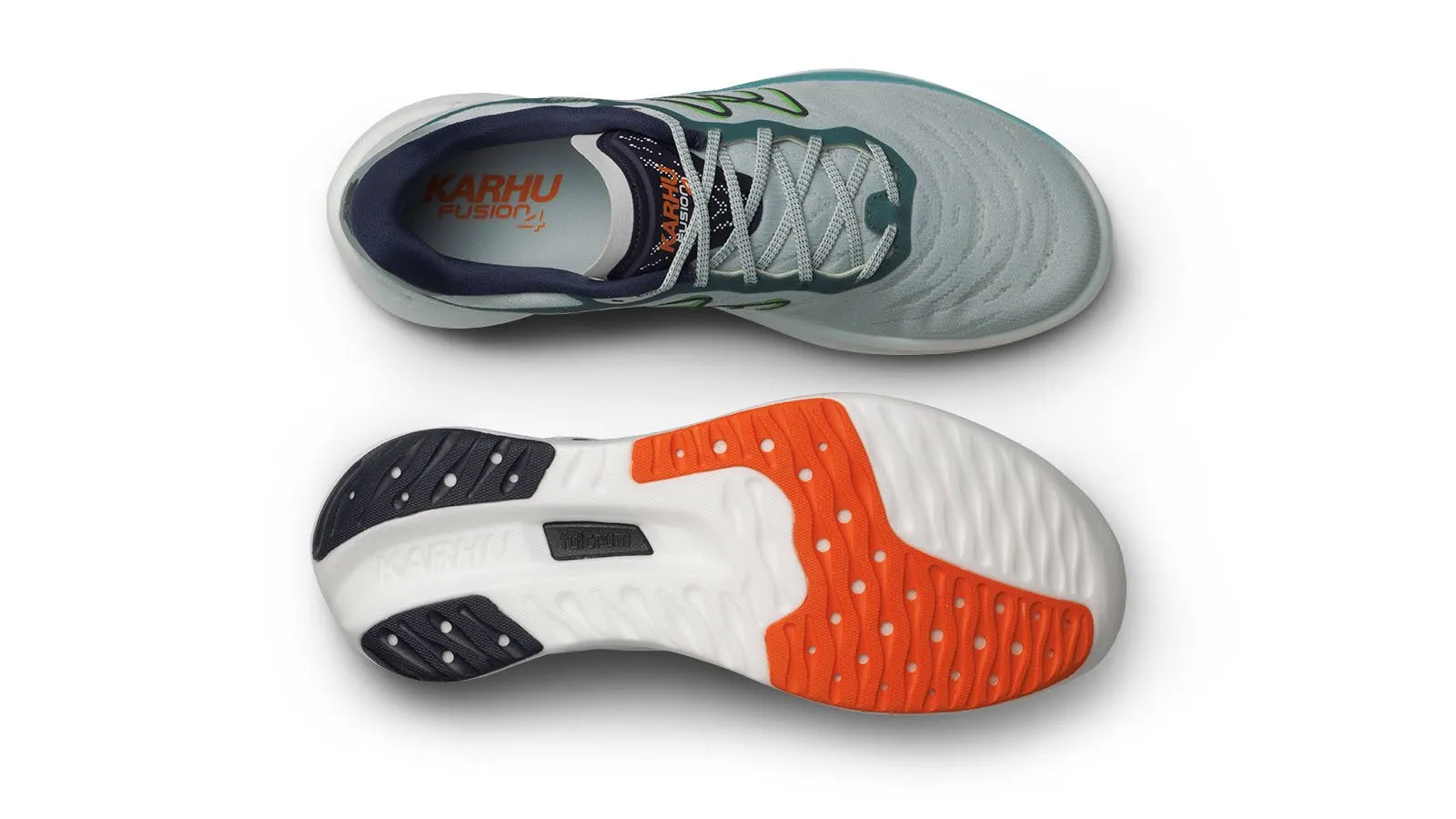 MEN'S FUSION 4.0 - SKY GRAY / GREEN FLASH