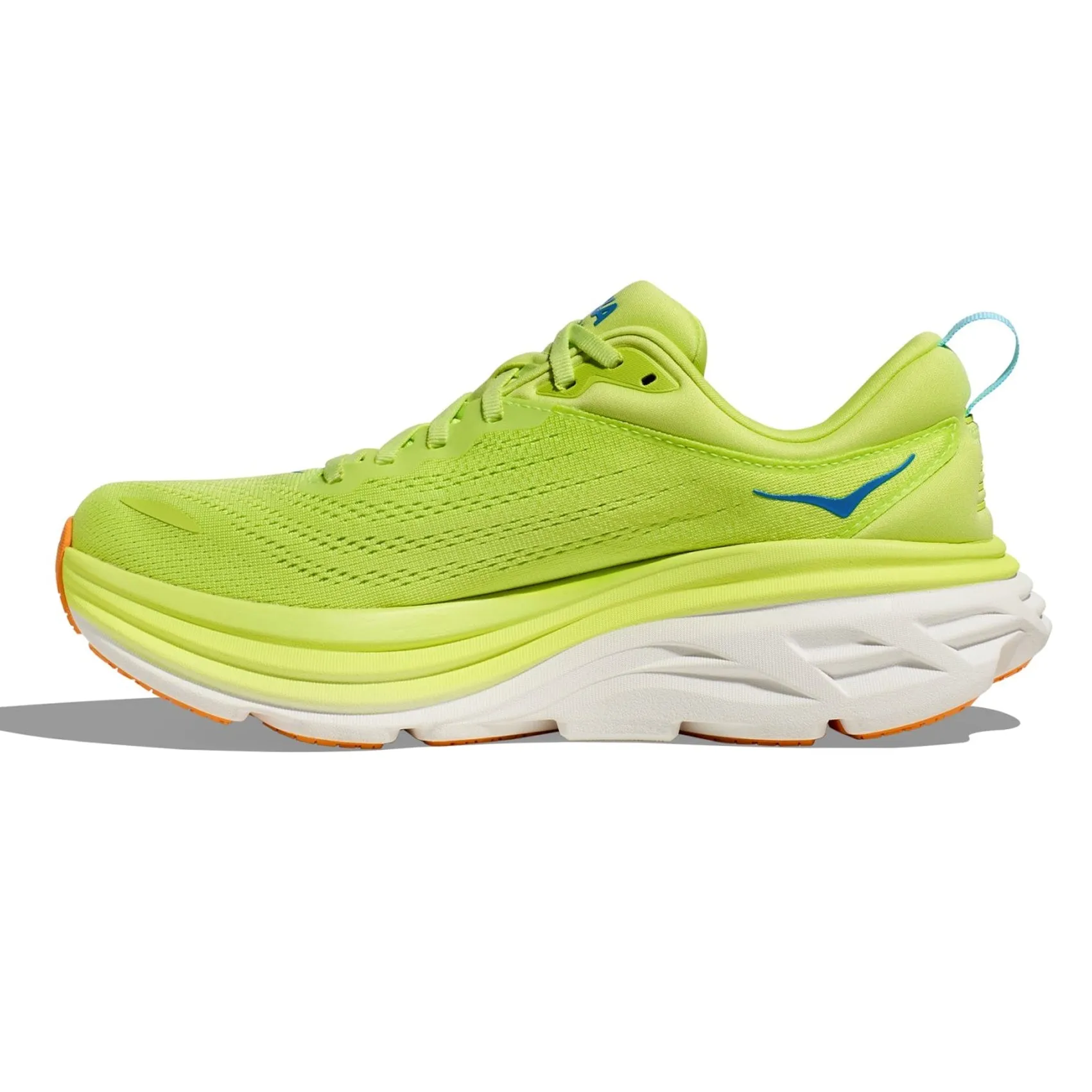 Mens HOKA Bondi 8 - Lettuce / Solar Flare