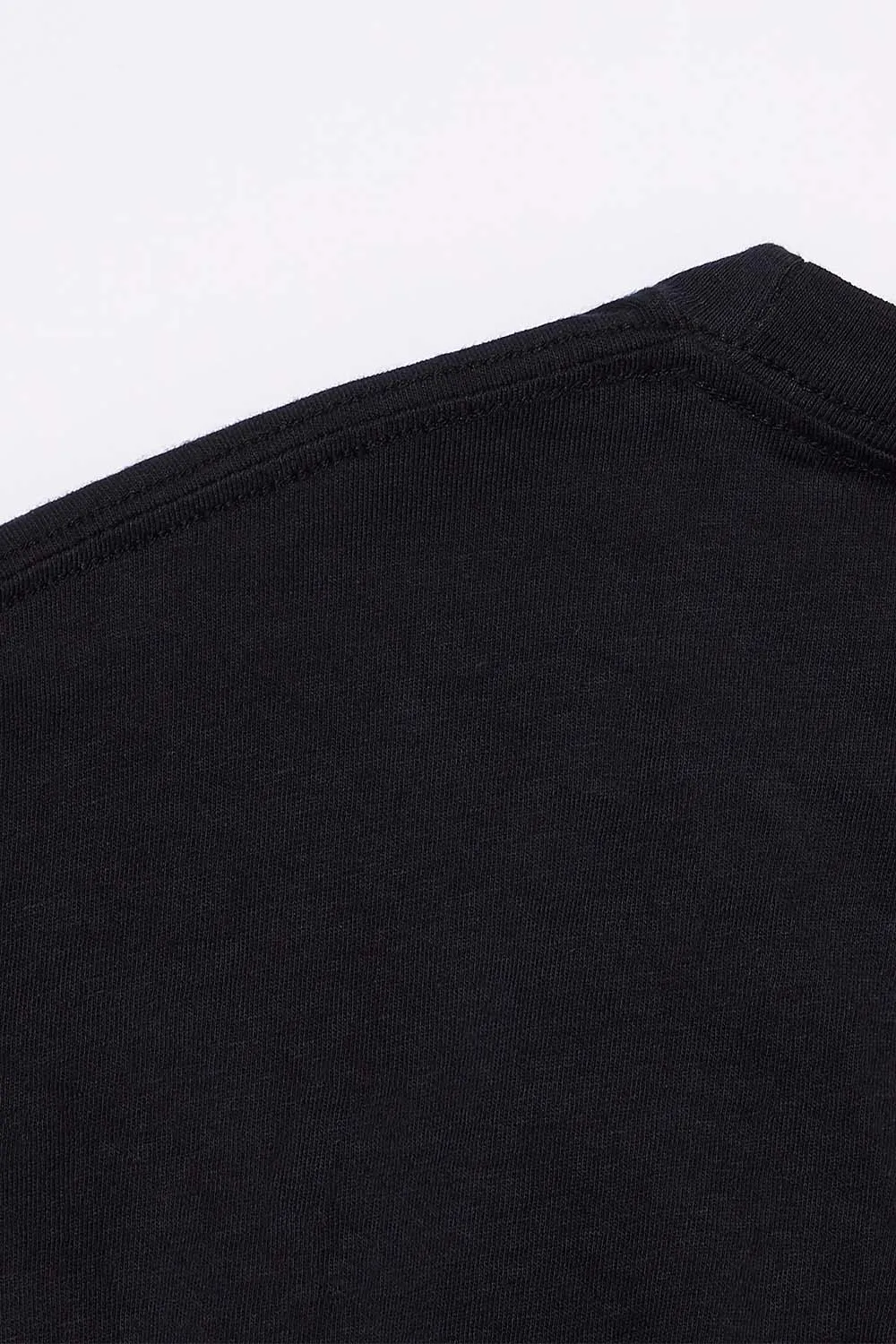 Men's Organic Crew Tee in Black