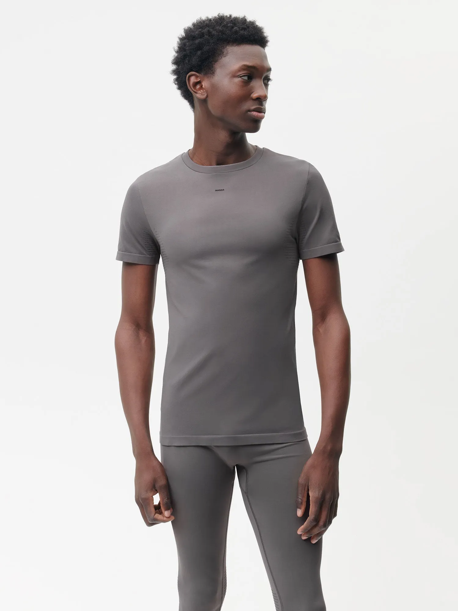 Men's Plant-Stretch T-Shirt—Volcanic Grey