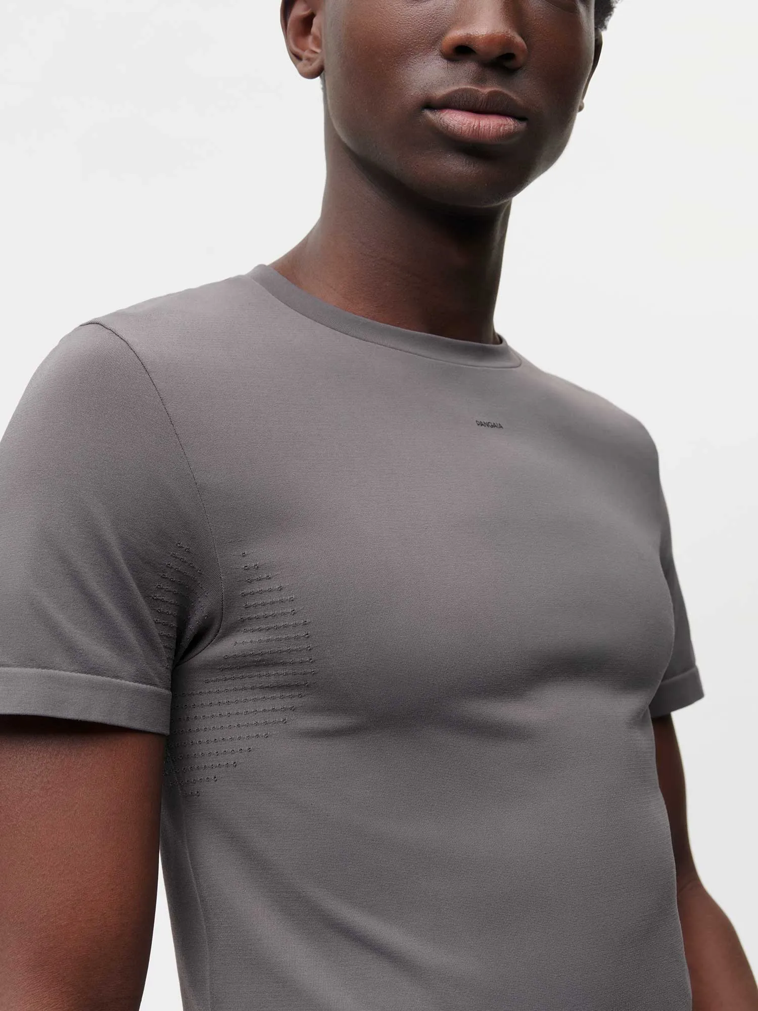 Men's Plant-Stretch T-Shirt—Volcanic Grey