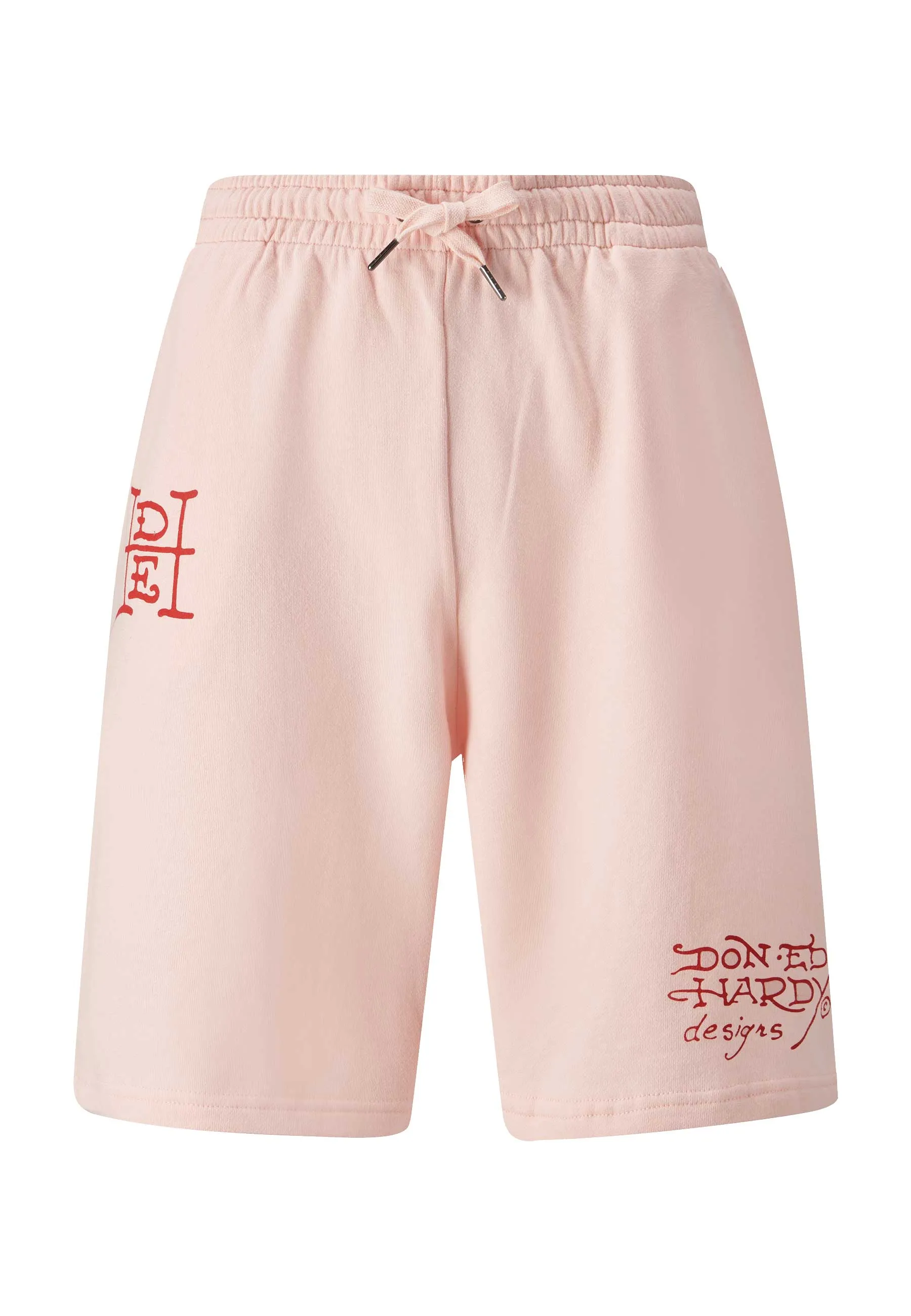 Mens True Till Death Sweat Shorts - Washed Pink