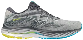 Mizuno Wave Rider 27 (D Width) - Pearl Blue/White/Bolt (Mens)