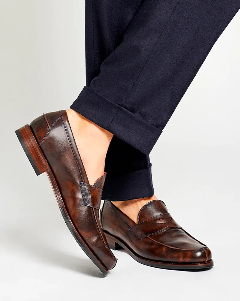 Museum Brown Penny Loafer