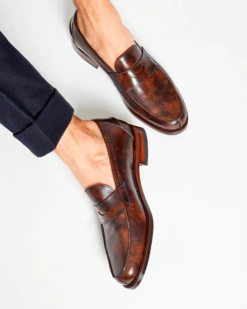 Museum Brown Penny Loafer