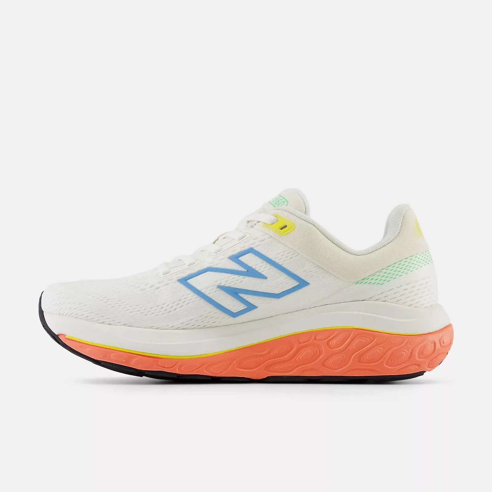 New Balance Women's 860v14 Running Shoes Sea Salt / Gulf Red / Coastal Blue