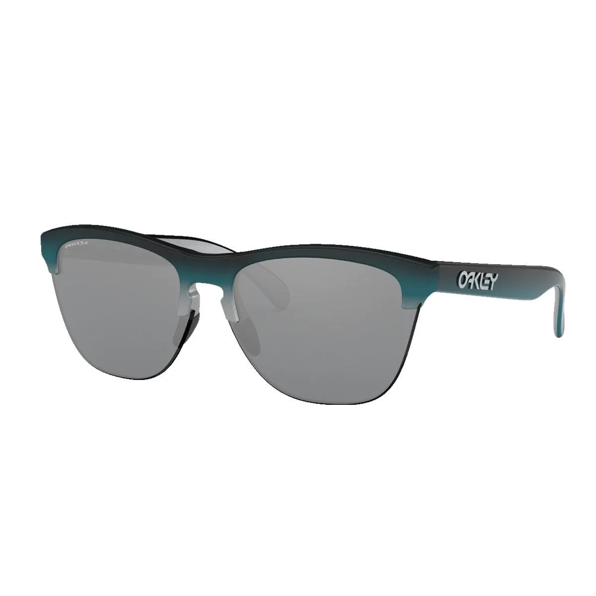 Oakley Frogskins Lite Splatterfade Collection Sunglasses Black Teal Fade/PRIZM Black