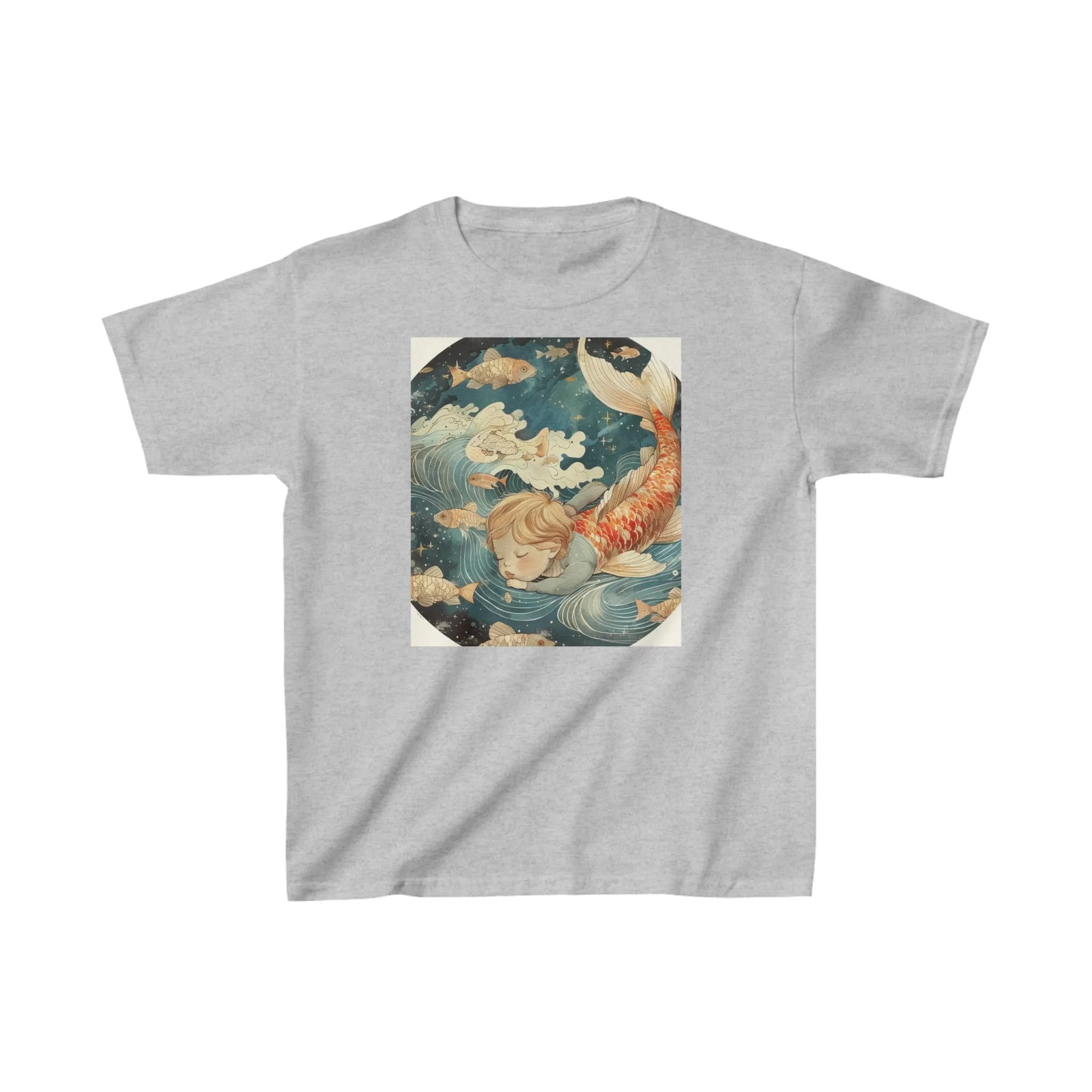 Pisces zodiac Kids Heavy Cotton™ Tee