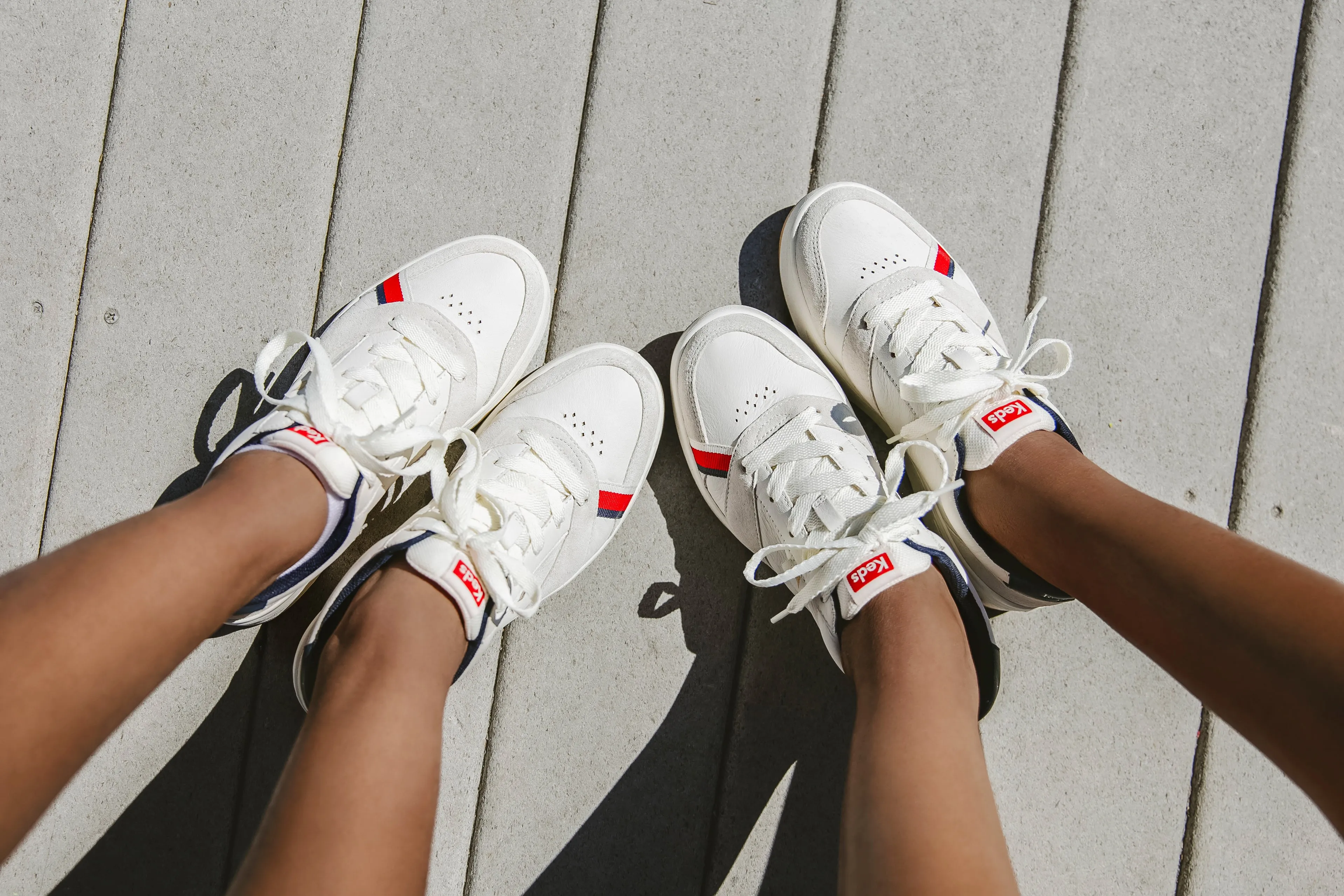 Recreational Habits x Keds Court Sneaker In Red, White, and Blue