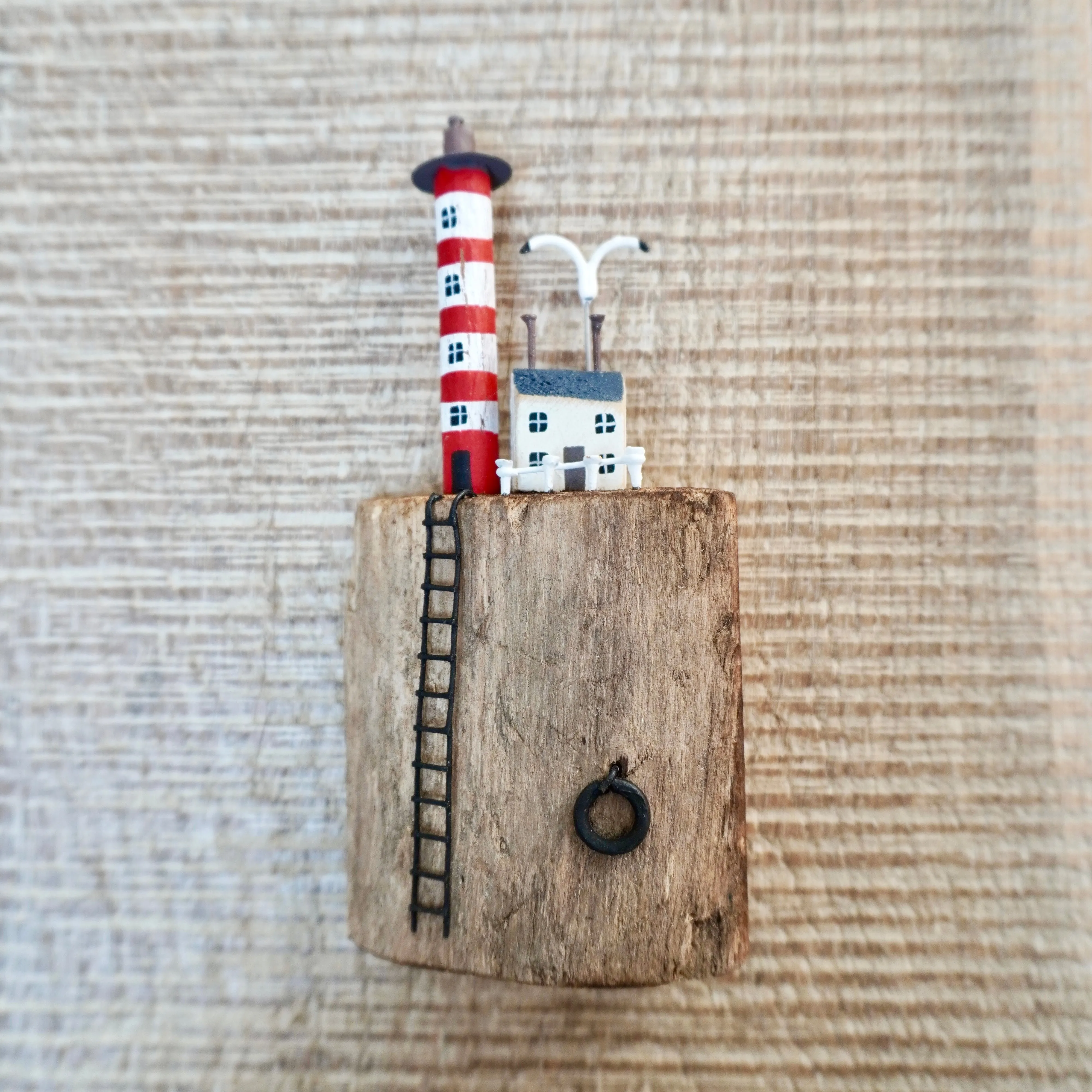 Red Lighthouse and Cottage