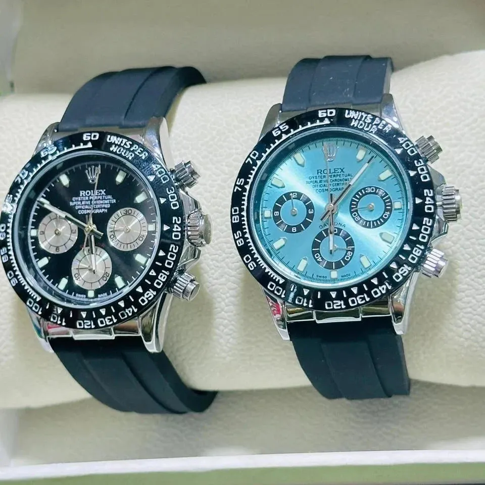 Rolex Copy Chronograph Sport Watch Copy  – Rubber Strap