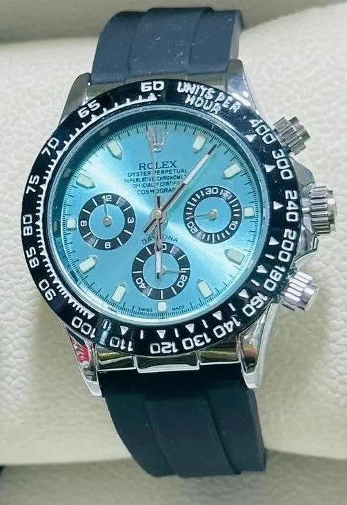 Rolex Copy Chronograph Sport Watch Copy  – Rubber Strap