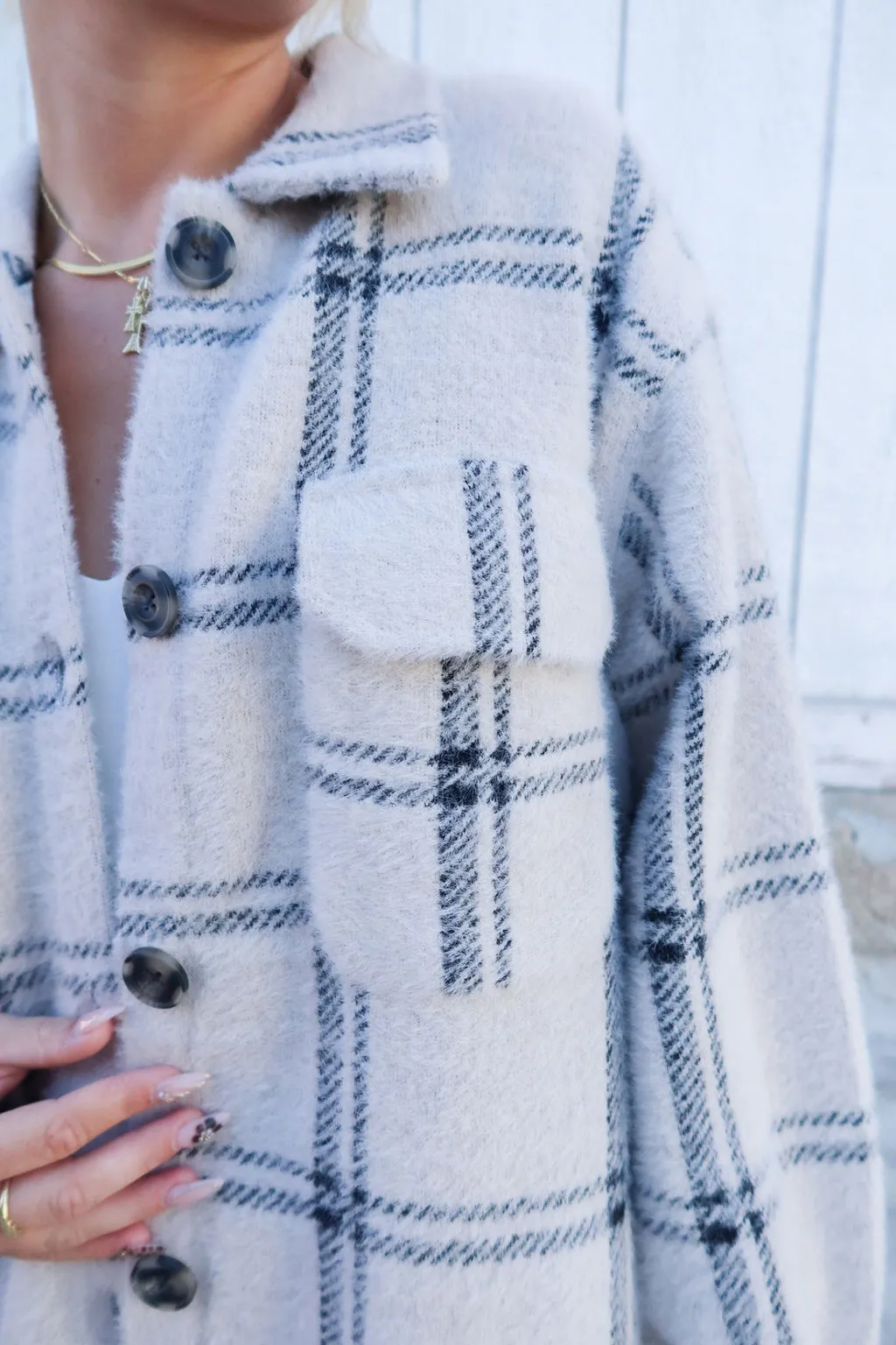 Simple And Chic Black Hook And Eye Sweater Vest