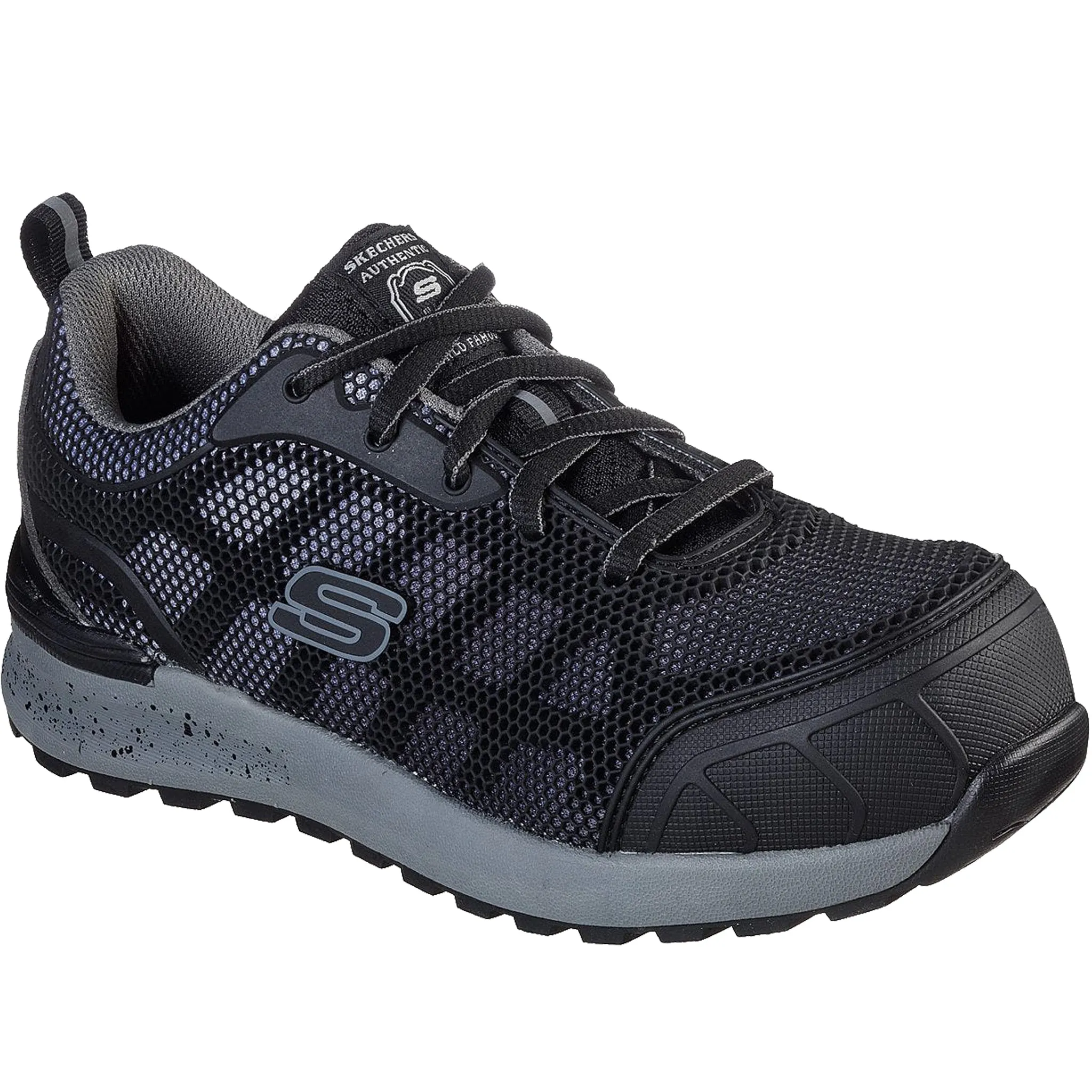 Skechers Women's 77273W Bulklin Lyndale Composite Safety Toe Work Shoes Wide