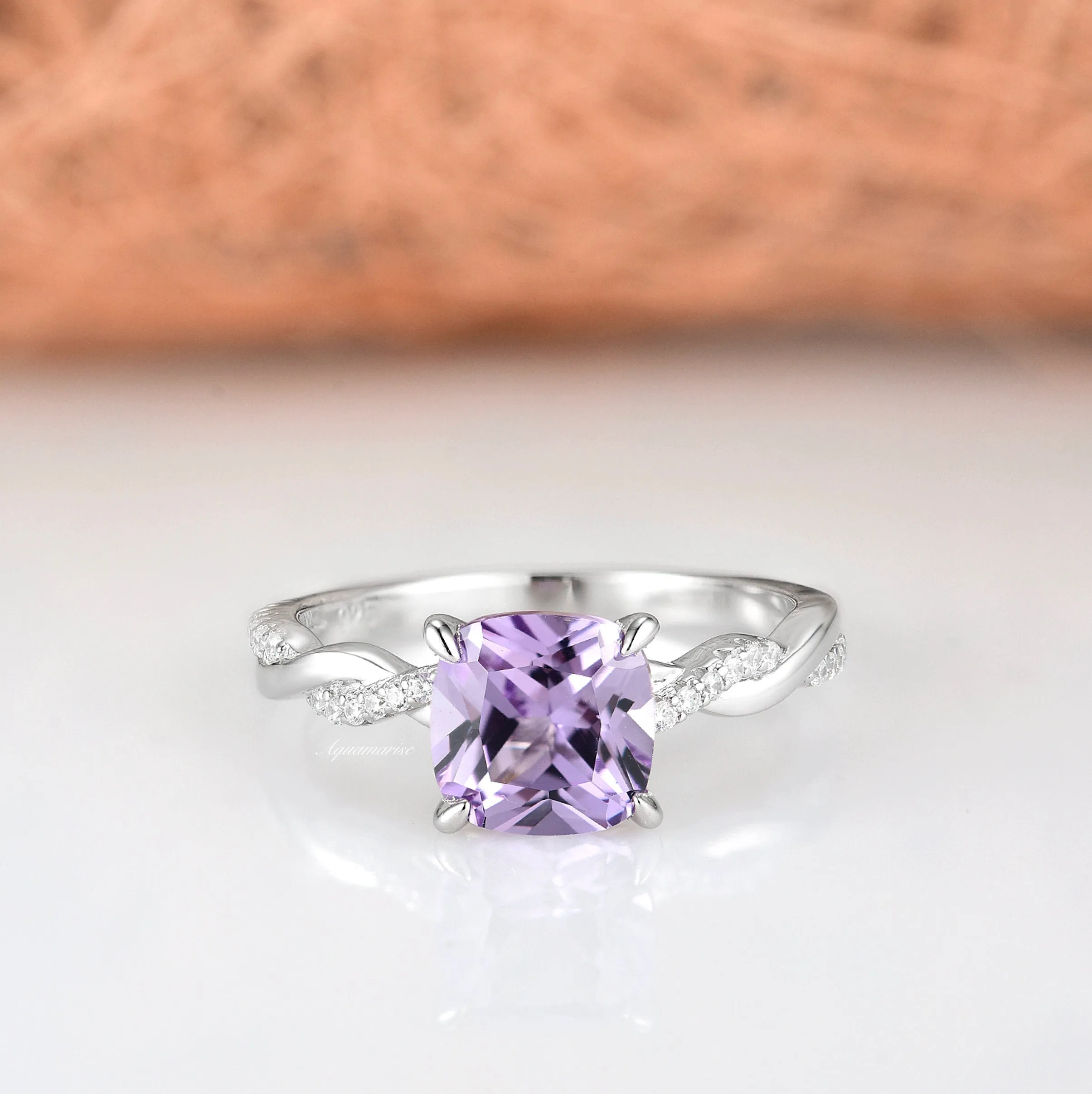 Sophia Alexandrite Ring- Sterling Silver