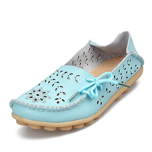 Spring women flats hollow out comfortable loafers women shoes female casual shoes ladies footwear Slip on Ballet Flats DDT679