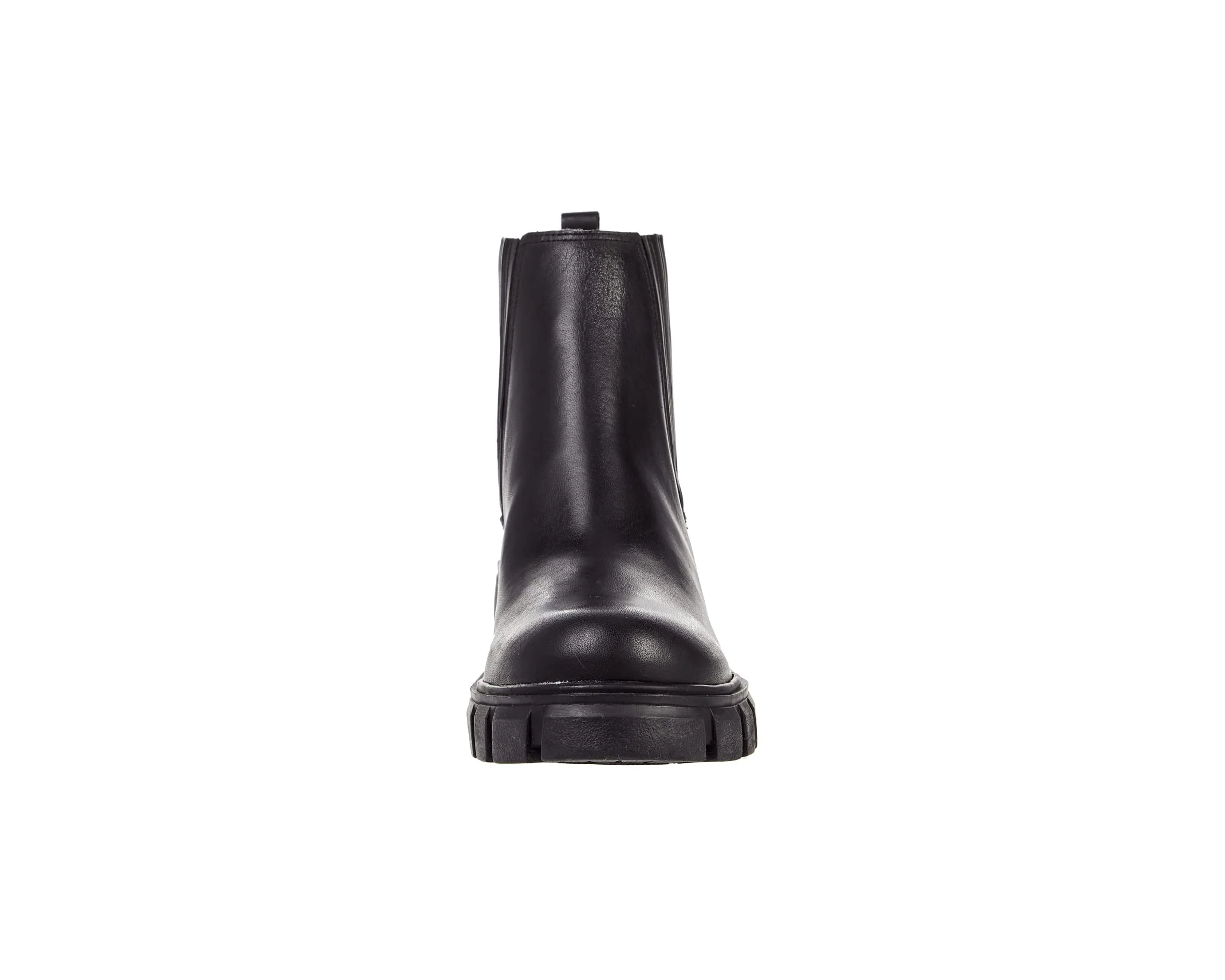 Steve Madden Rankel Made In Brazil Leather Lug Boots - Black